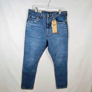 Levi's Women's 501 Skinny High Rise 32x28‎ Button Fly Jeans NWT